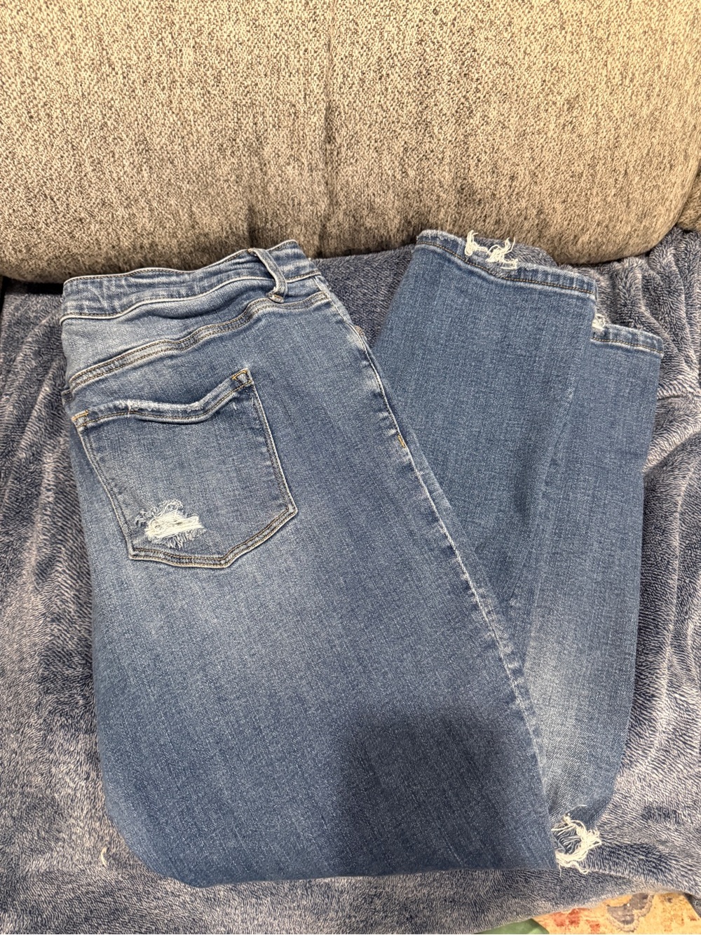 Flying Monkey Medium Wash Blue Denim Jeans